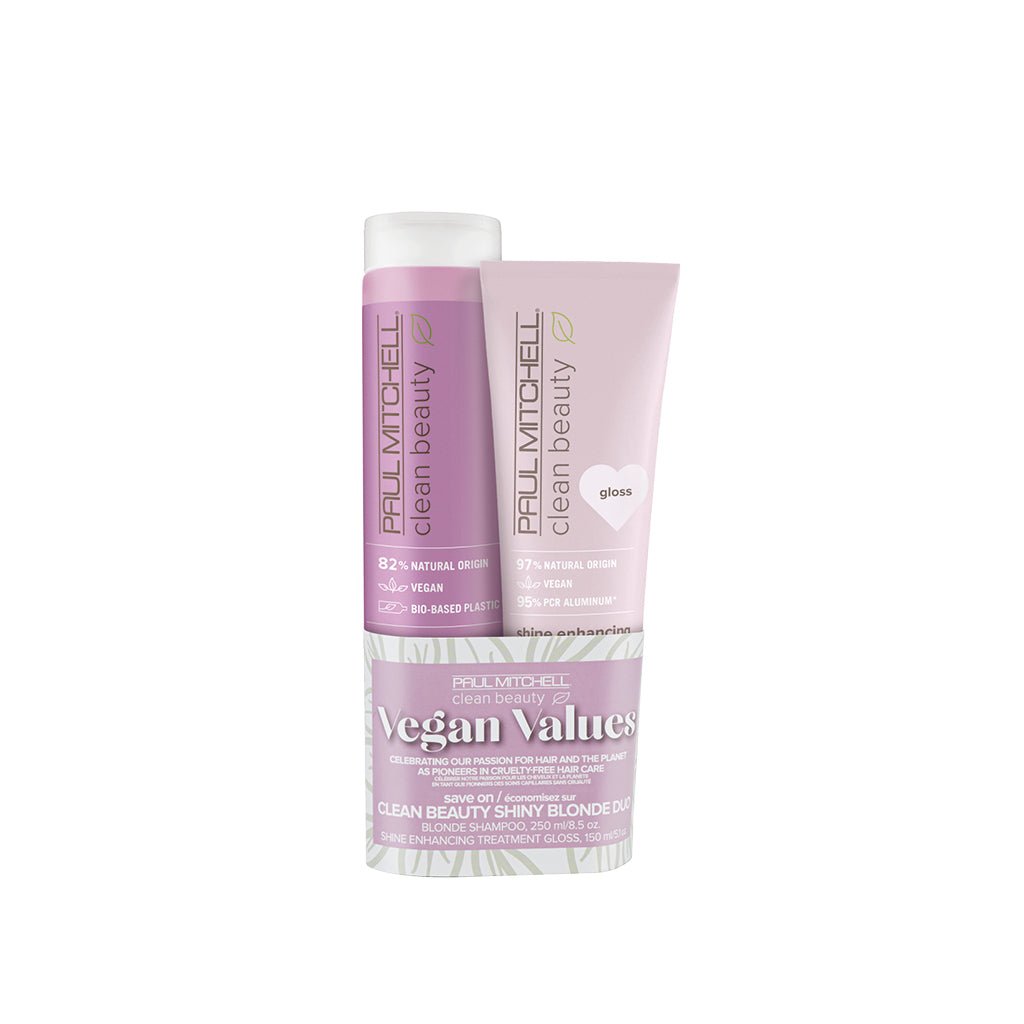 CLEAN BEAUTY Vegan Value Duos – Shiny Blonde - Paul Mitchell
