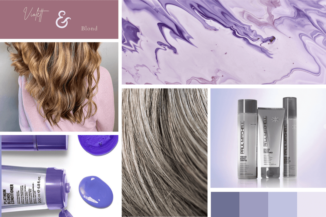 Blond & Violett – best Buddies für außergewöhnliche Styles - Paul Mitchell