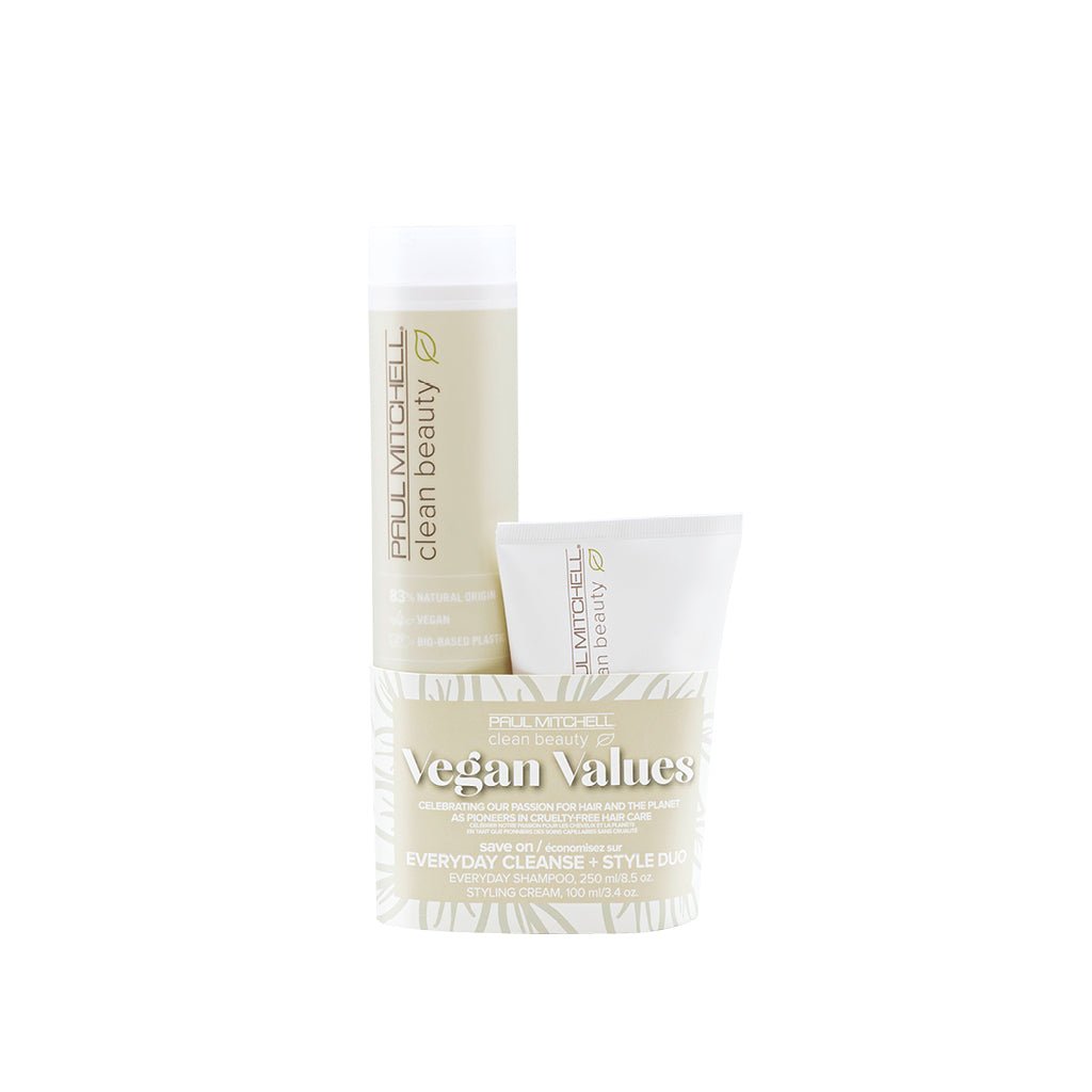 CLEAN BEAUTY Vegan Value Duos – Everyday Cleanse + Style - Paul Mitchell