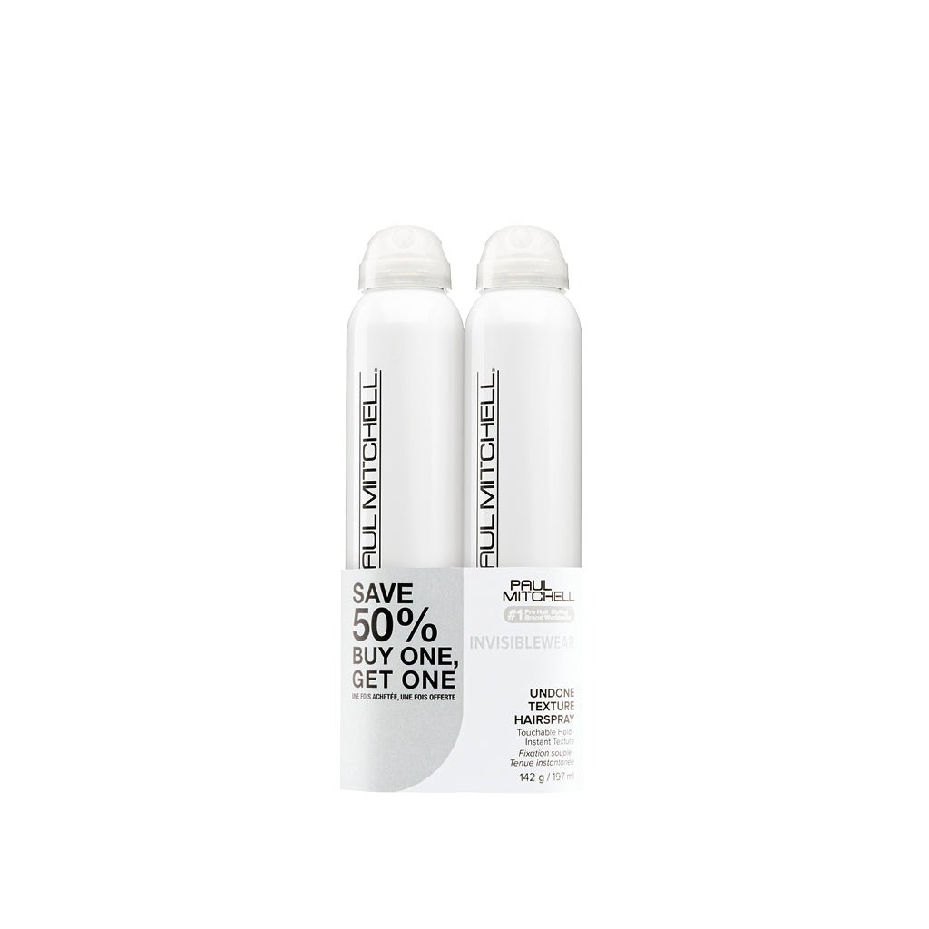 Save One Duo PAUL MITCHELL Invisiblewear Undone Texture Hairspray - Paul Mitchell